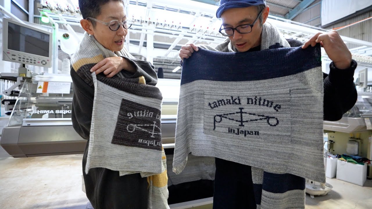 新しい編み機でつくる カシミヤ×コットン