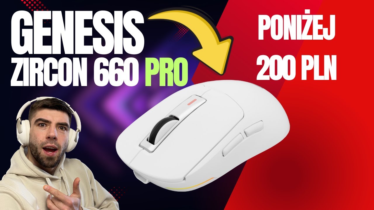 Ta myszka NISZCZY konkurencję do 200 zł! 🔥 Genesis Zircon 660 PRO #gaming 