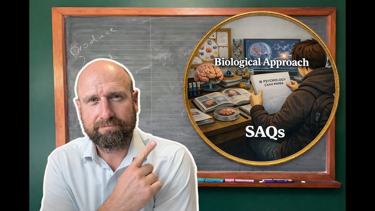 Exam Review: Biological Approach SAQs