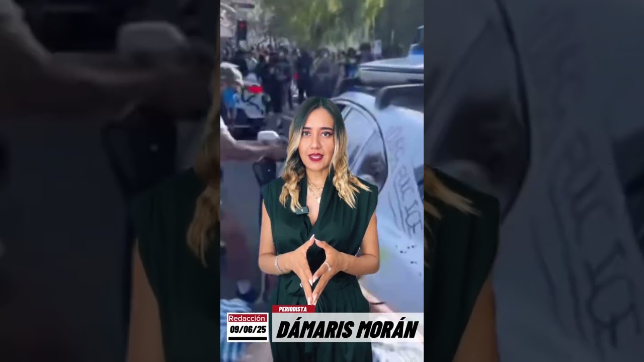 ESCALAN PROTESTAS EN LOS &Aacute;NGELES TRAS REDADAS MIGRATORIAS Y DESPLIEGUE MILITAR DE TRUMP
