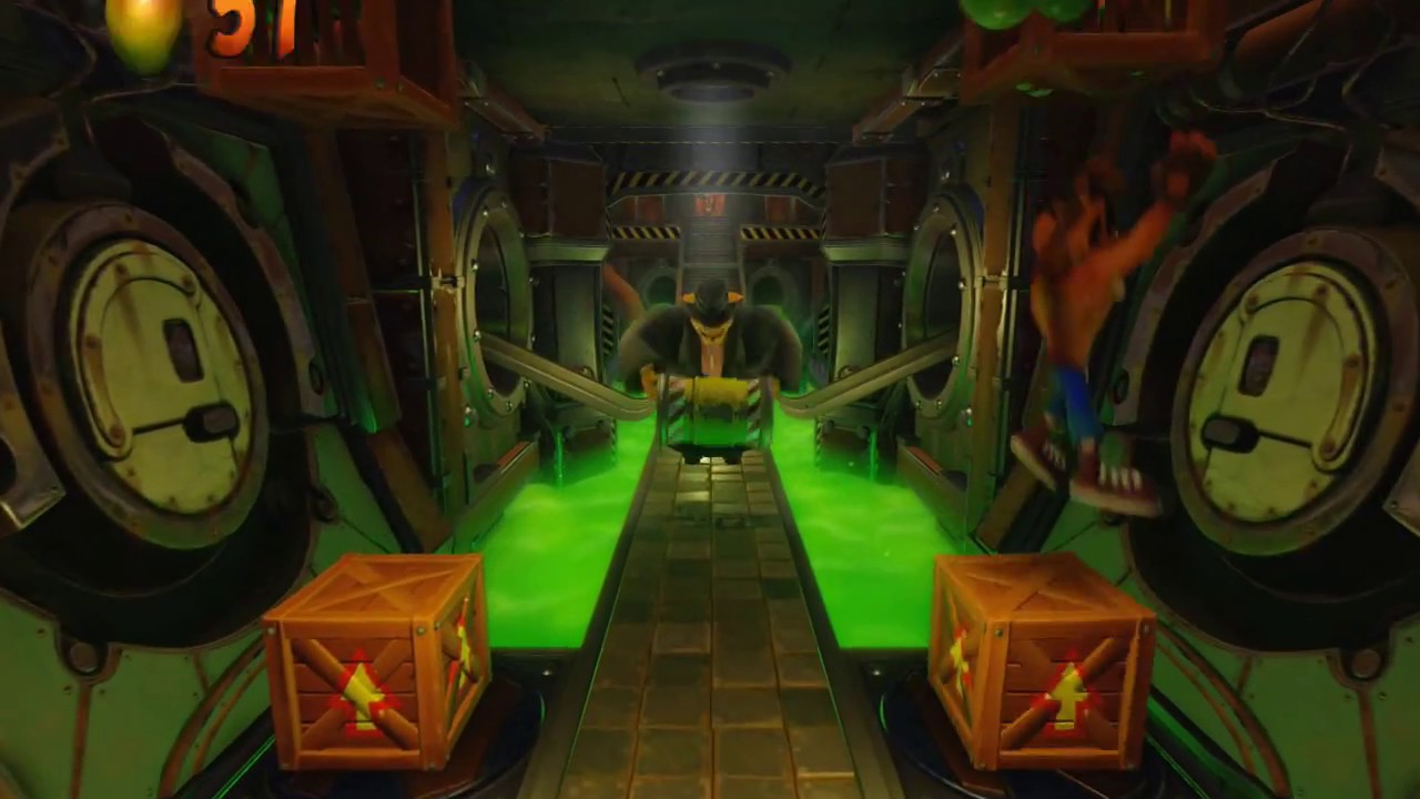 TOXIC WASTE - BLUE GEM | Crash Bandicoot Walkthrough