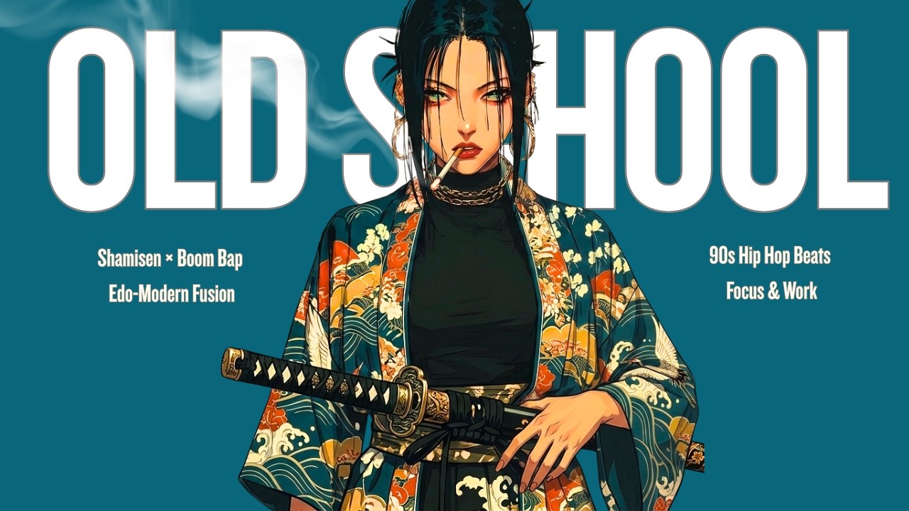 Edo Streets, Boom Bap Beats | Shamisen Fusion | Focus & Work | 3H