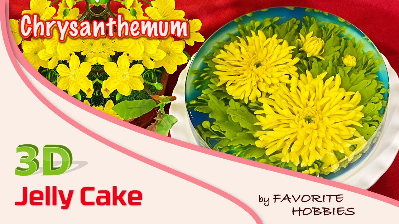 3D JELLY CAKE | 024 - CHRYSANTHEMUM