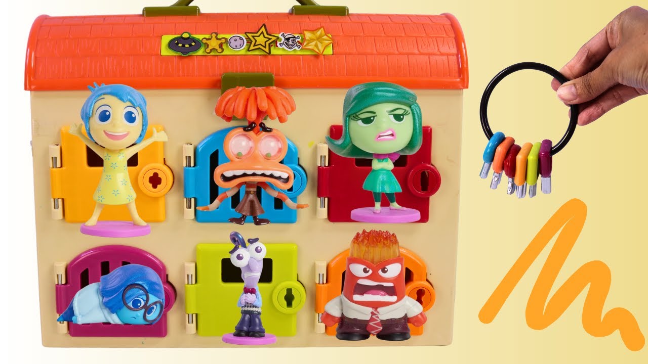 Inside Out 2 Emotions Magic Doors with Joy & Anxiety