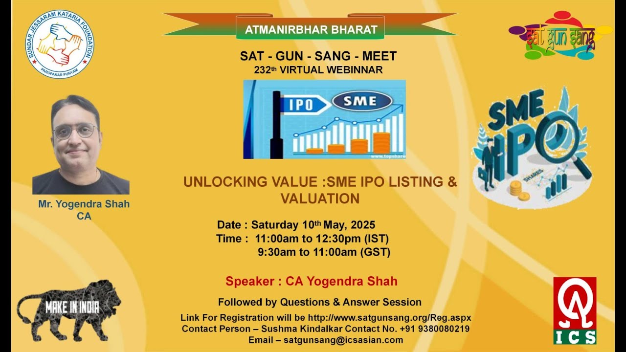 UNLOCKING VALUE SME IPO LISTING & VALUATION