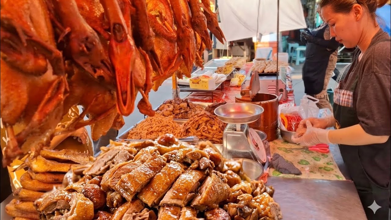 เป็ดพะโล้เมนูที่ขายดีที่สุด ในไทย I อาหทรไทยริมทาง