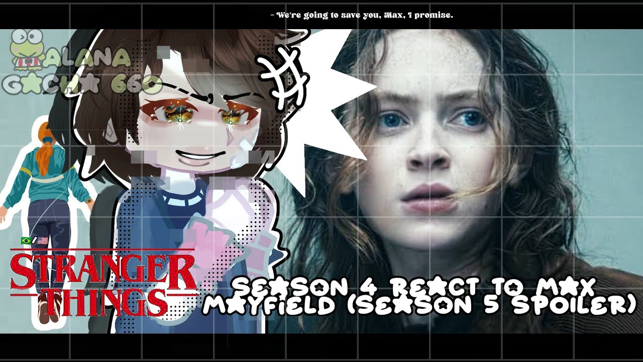 •|Stranger Things Season 4 React to Max Mayfield|• GACHA CLUB 🇧🇷/🇺🇸