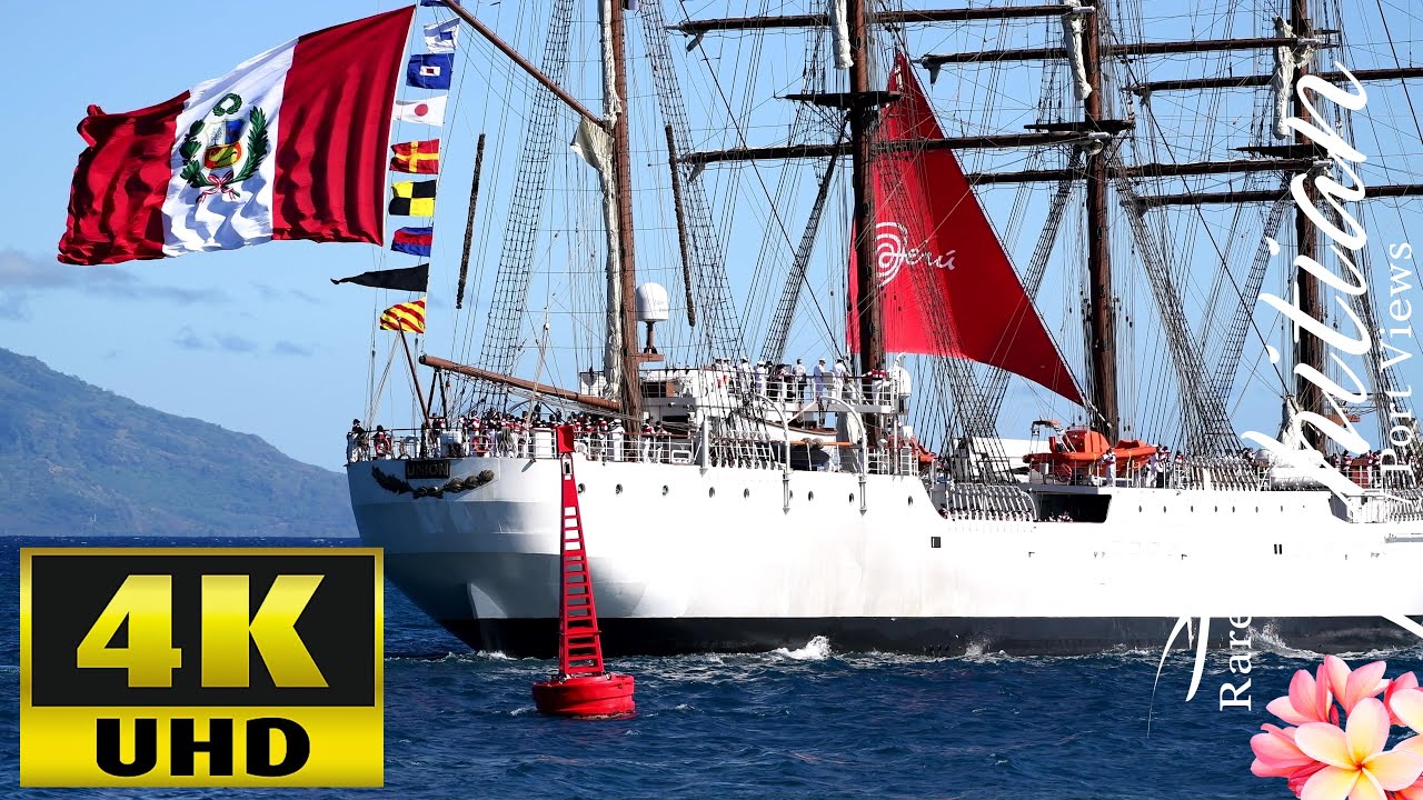 July 17, 2023 Peruvian BAP #UNION was seen departing from Tahiti