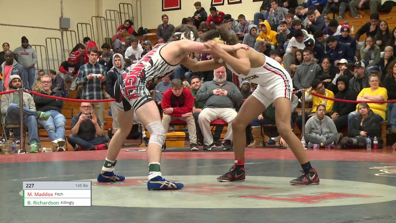Richardson-Maddox 145-pound ECC wrestling final