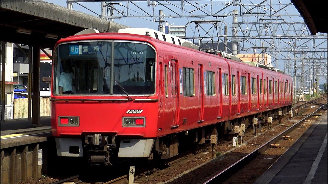 【4K】名鉄3500系電車(東洋GTO-VVVF)到着・発車シーン集+乗車動画(走行音) 新安城駅、伊奈駅、新舞子駅、佐屋駅、笠松駅にて