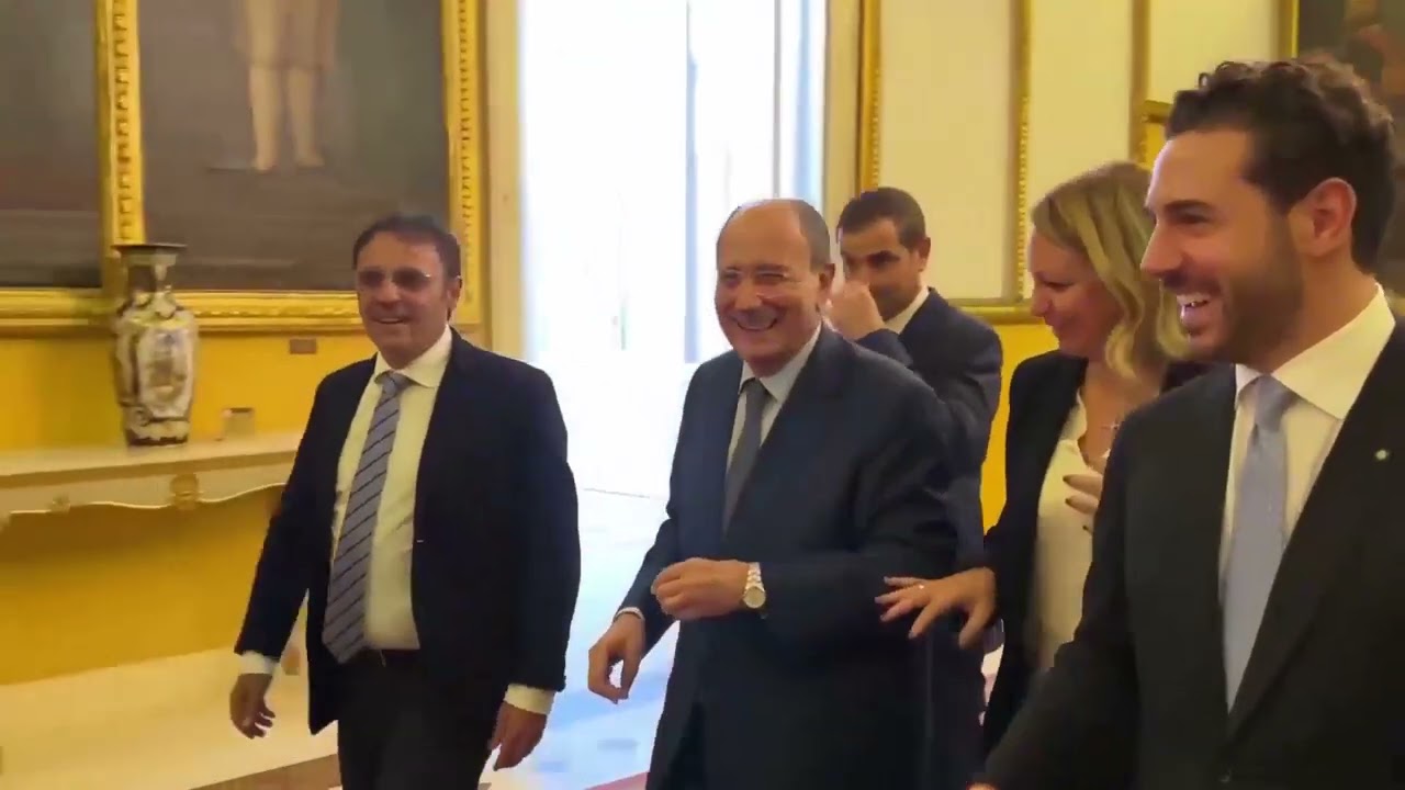 Palazzo d’Orléans: Schifani incontra il neo presidente di Confindustria Sicilia, Bivona