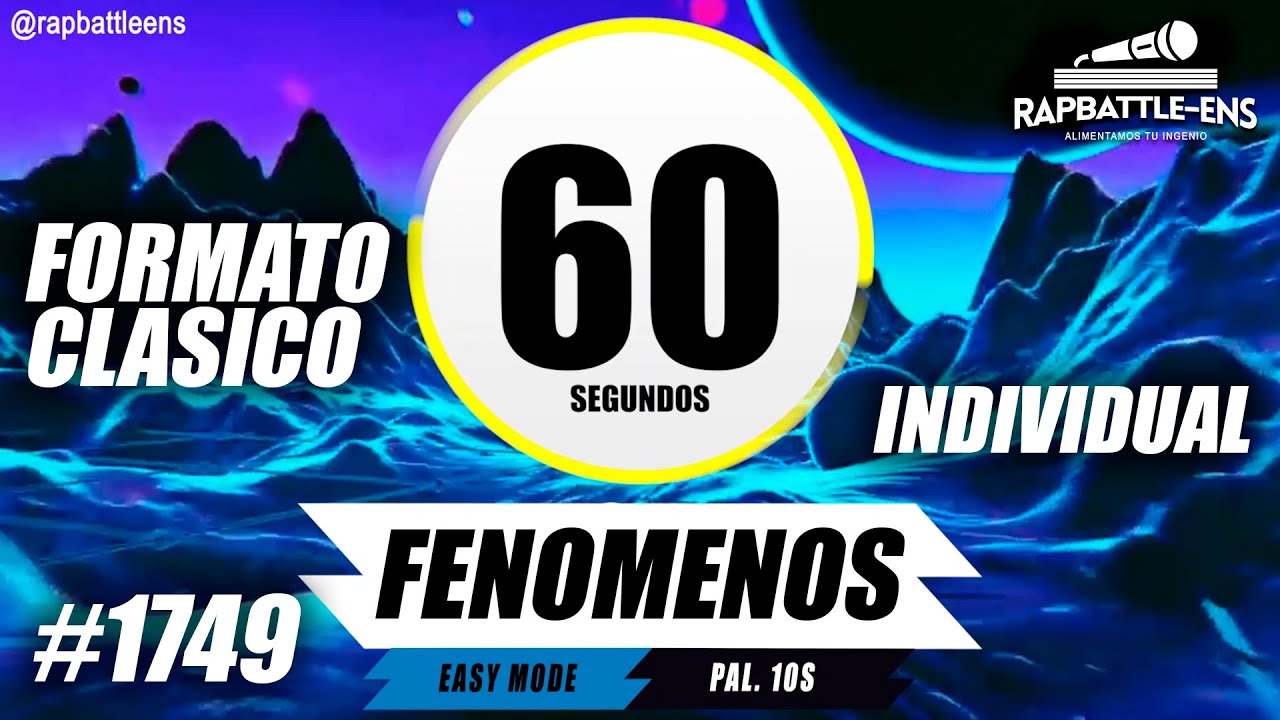 🎤 Formato FMS Individual 🔥 Base de Rap Para Improvisar Con Palabras | ENTRENAMIENTO FMS #1749