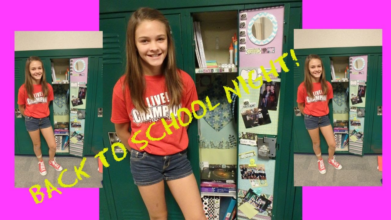 EMMA'S BACK TO SCHOOL NIGHT!