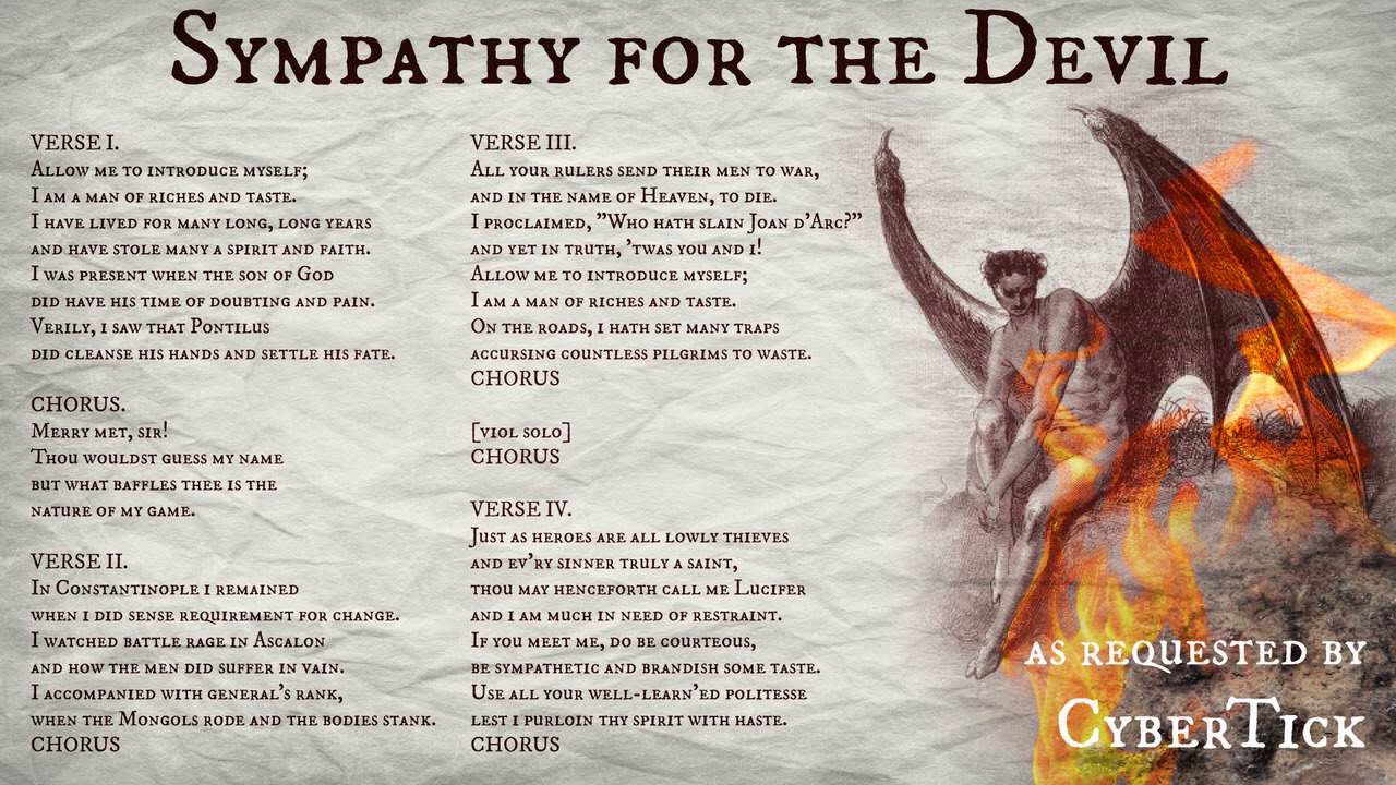 Sympathy For The Devil (The Rolling Stones Bardcore)