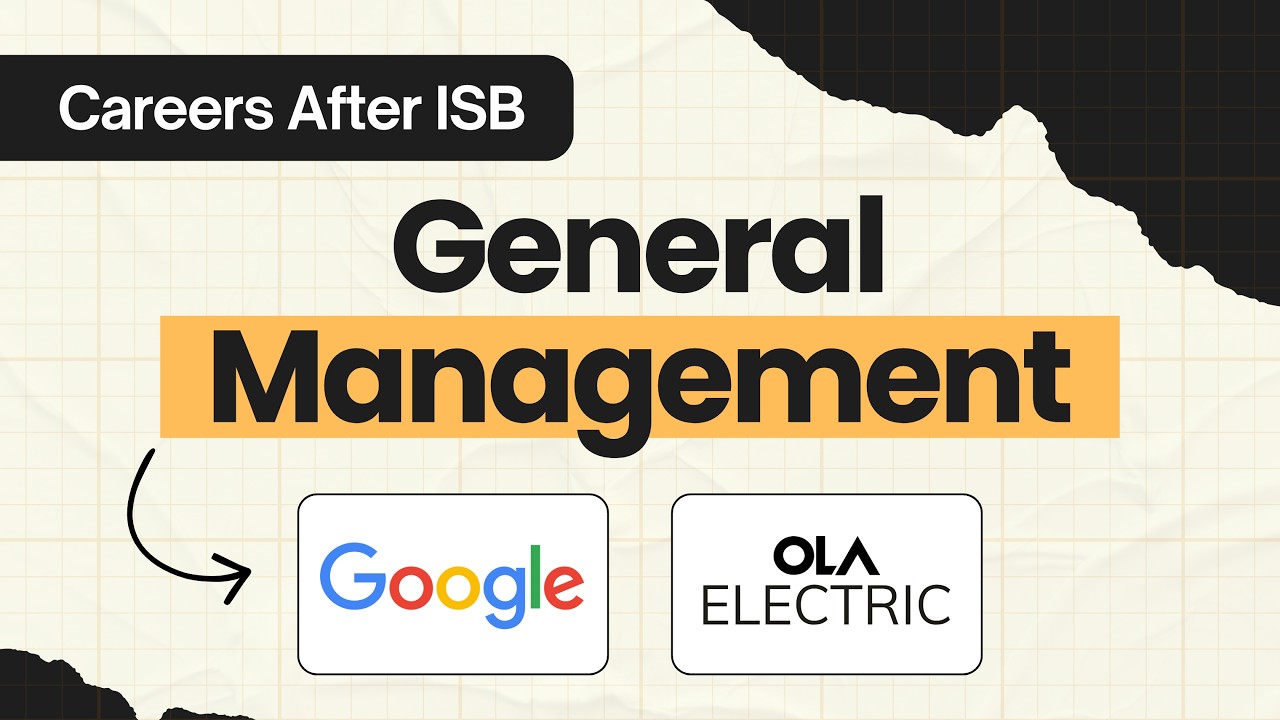 Careers After ISB | General Management @ Ola Electric, Google
