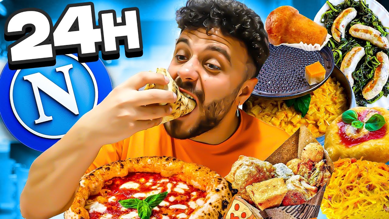 🍕😋 MANGIO per 24 ORE SOLO CIBO NAPOLETANO! 🌋