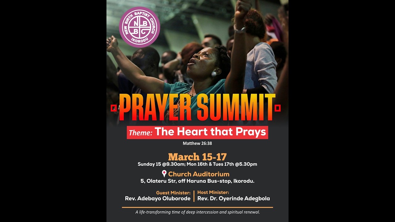 PRAYER SUMMIT DAY 2 || THE HEART THAT PRAYS || 16-03-2026