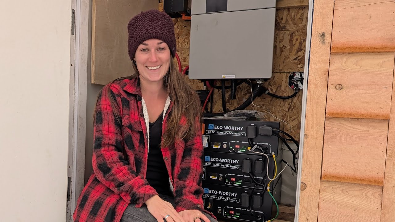 Модернизация солнечной электростанции во время сильного урагана! Мы беспокоились о солнечных пане...