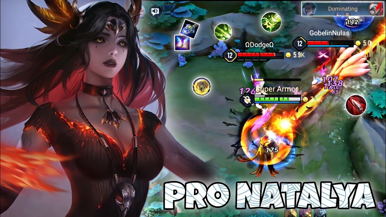 Natalya Mid Lane Pro Gameplay | Burning Embers Skin | Arena of Valor | Liên Quân mobile | CoT