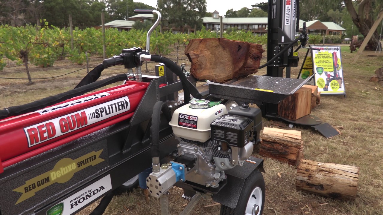 Red Gum Log Splitters Powered By Honda