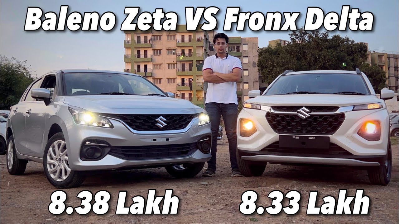 Kaate Ki Takkar🔥 2023 Maruti Fronx Delta vs Baleno Zeta - Which one should you buy ??