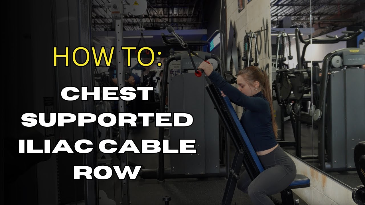 Chest-Supported Iliac Cable Row: How To