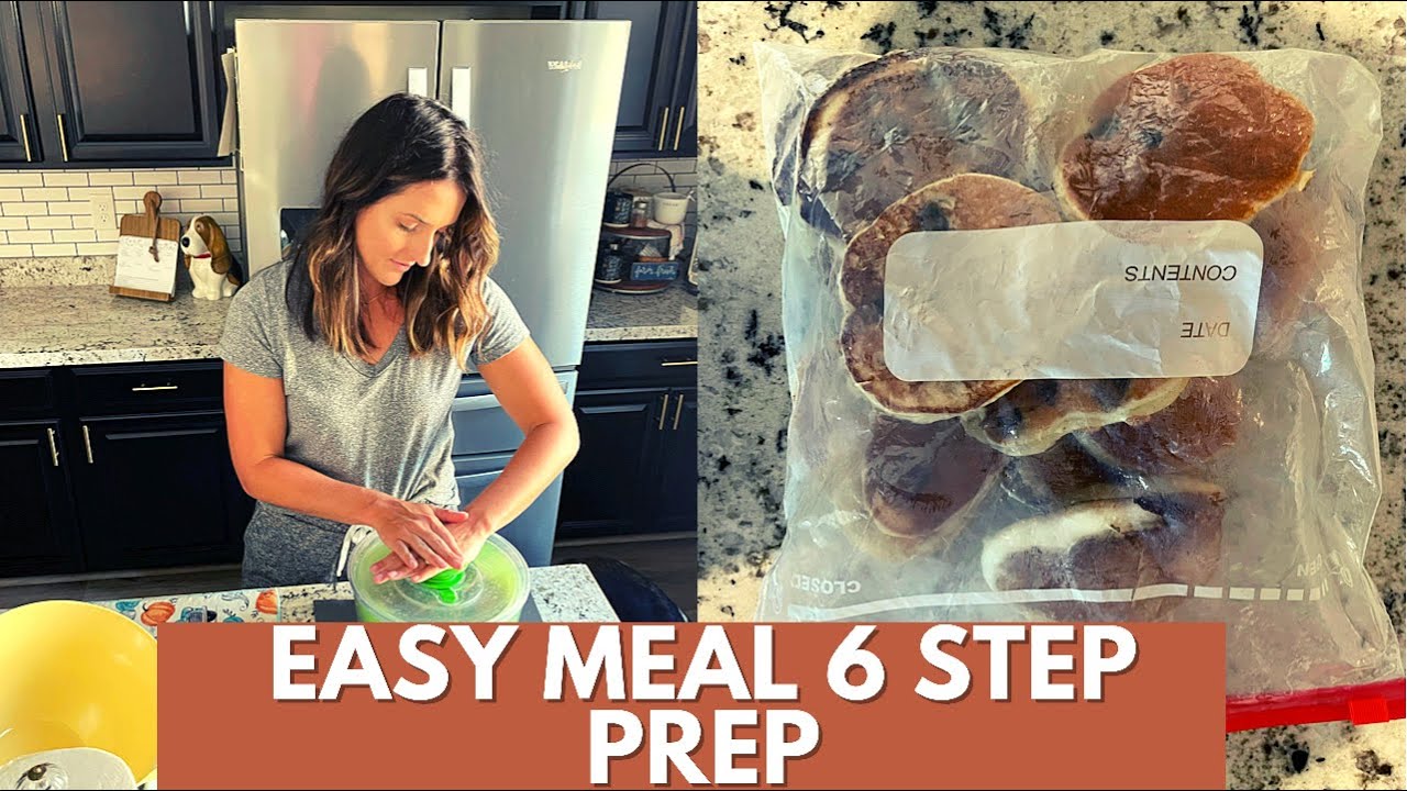 BACK TO HOMESCHOOL||EASY 6 STEP WEEKLY MEAL PREP✅