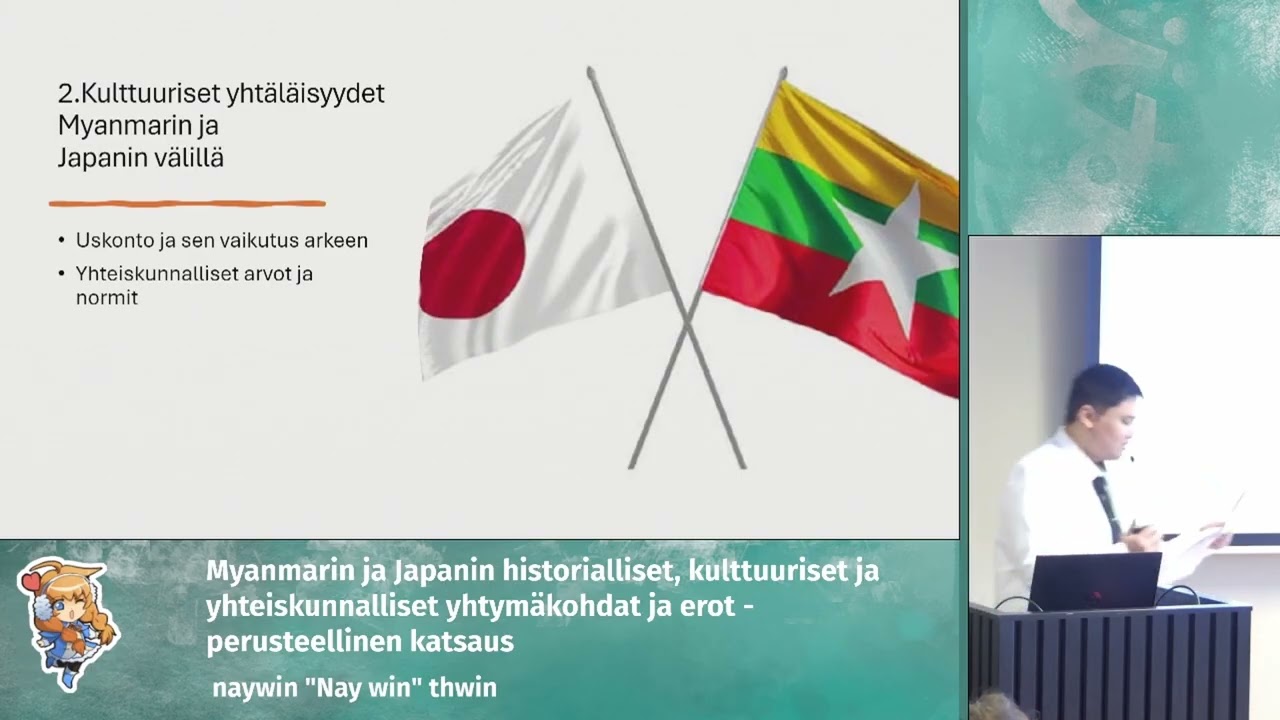 Myanmarin ja Japanin historialliset, kulttuuriset ja yhteiskunnalliset yhtymäkohdat ja erot