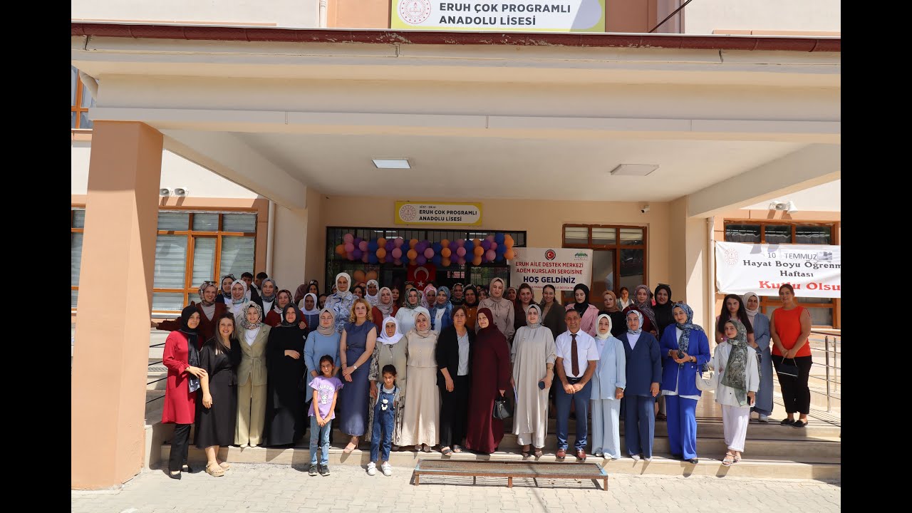 Eruh'ta Hayat Boyu Öğrenme Haftası Sergisi