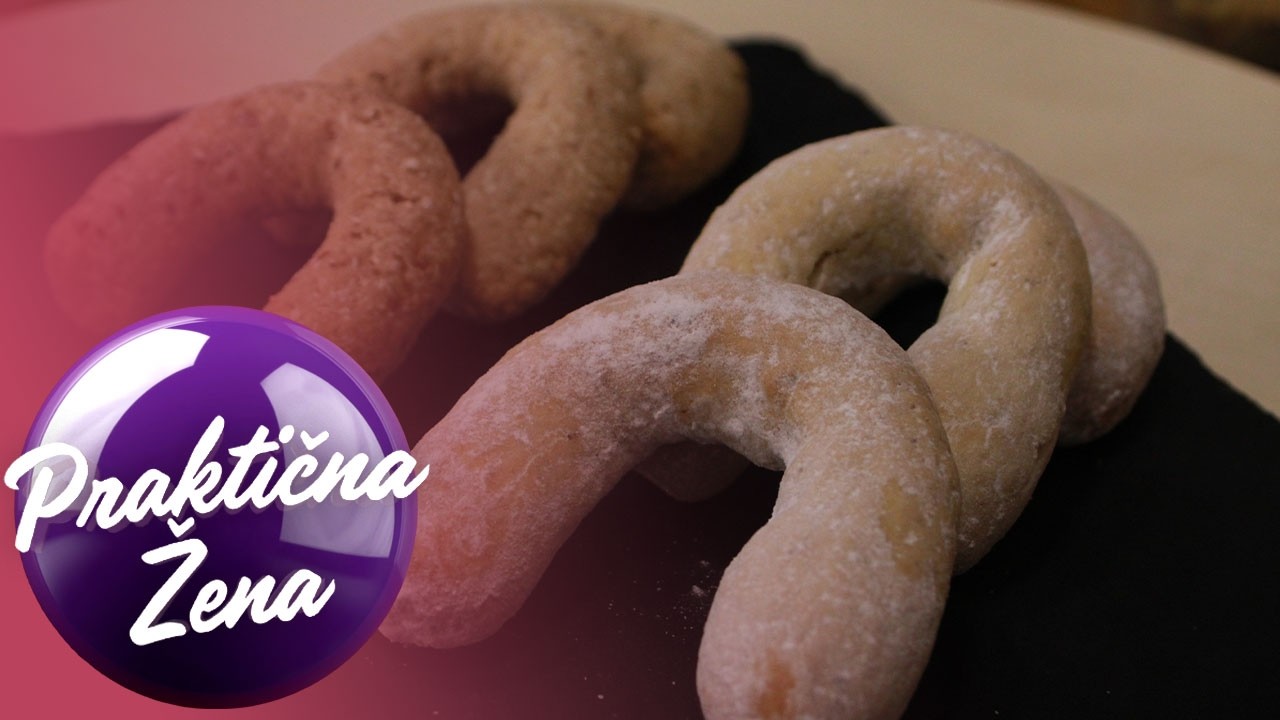 Praktična žena – 1. Kokos kiflice 2. Lažne orasnice