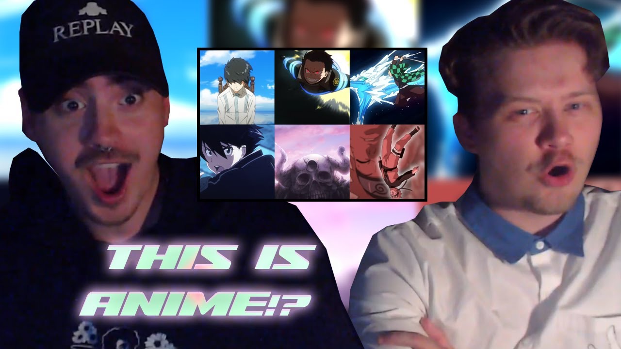 Reacting To ANIME OPENINGS For THE FIRST TIME! #1 - Introducing Him To Anime
