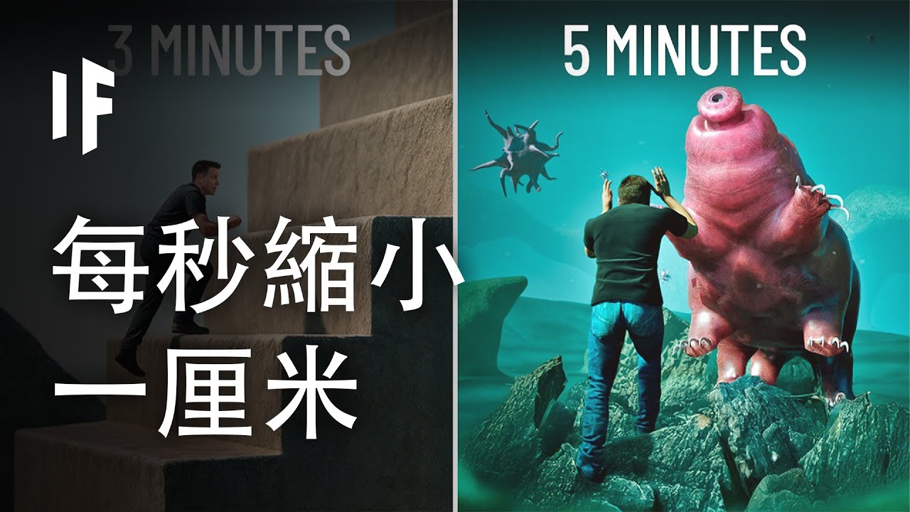如果你每秒縮小1厘米怎麼辦？【中文字幕】｜大膽科學