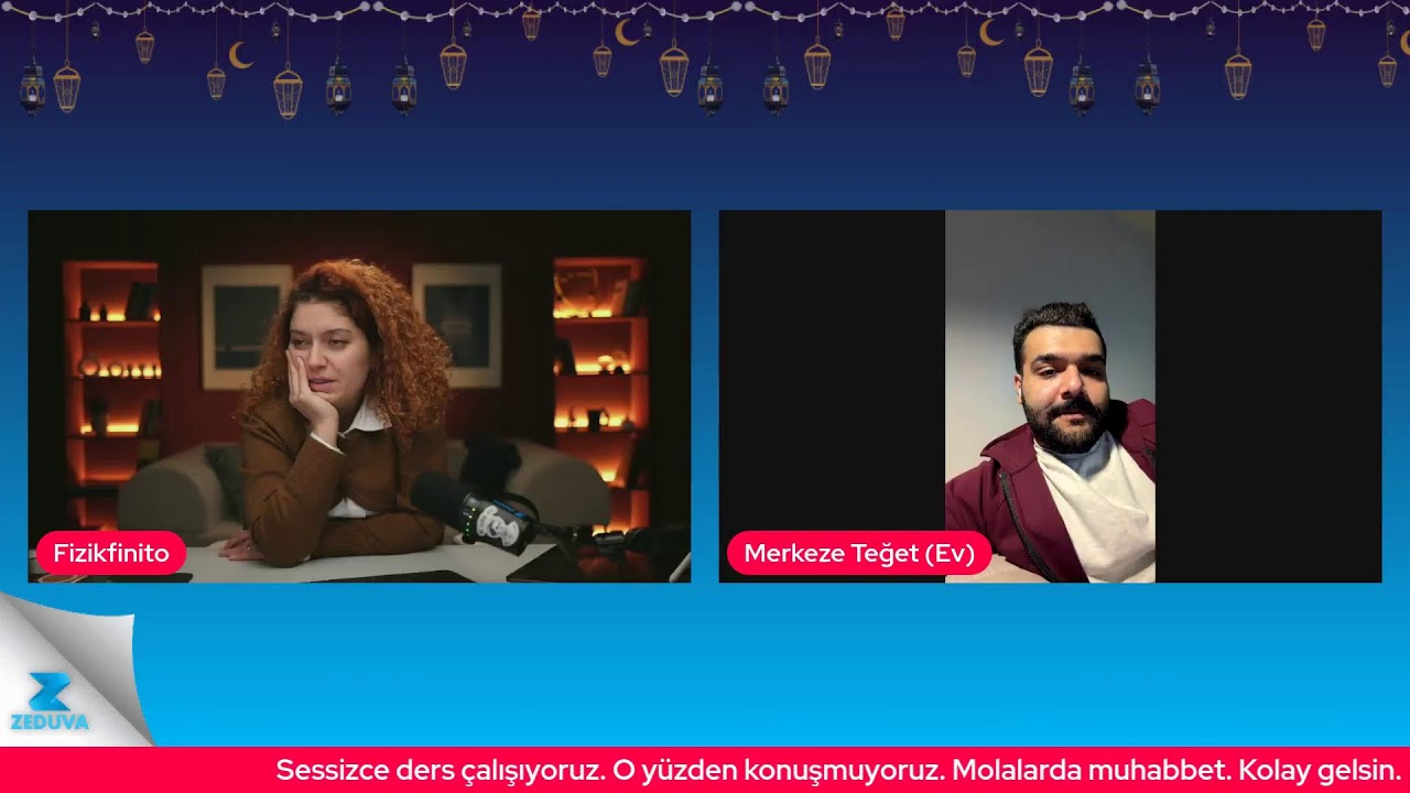 İftardan Sahura Beraber Ders Çalışıyoruz. Ramadoro ❤️ | ZEDUVA SINIFI Sanal Kütüphane
