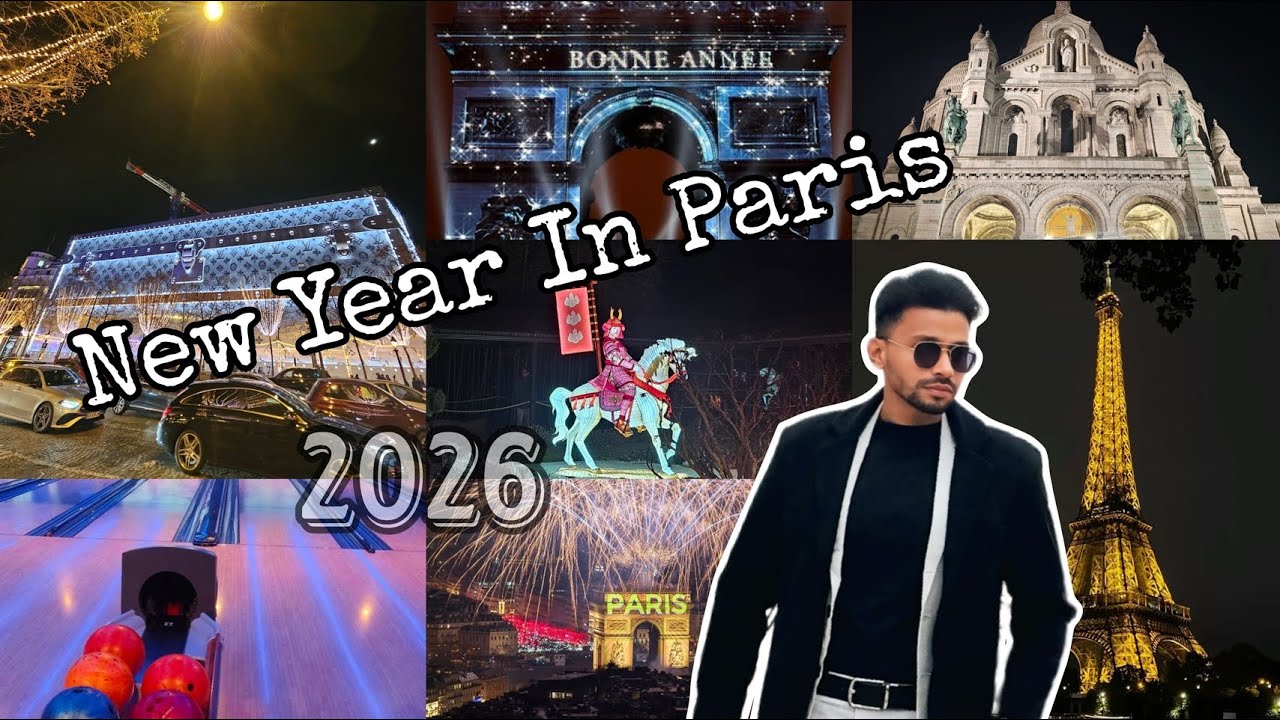 New Year in Paris was insane ✨ | Vlog 43 | France Tour |