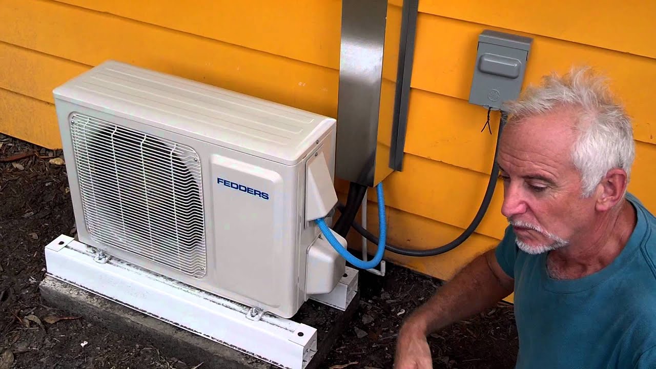 The Fedders Ductless Split System 12000BTU Heat/Cool A/C