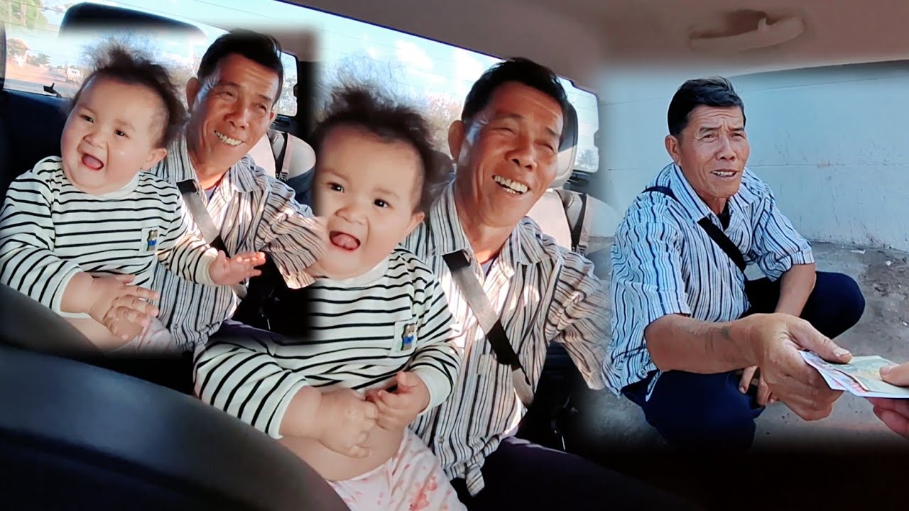 ดีใจที่ได้นั่งรถจ้าข้าวต้มมัด