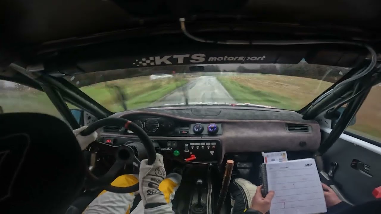 47 Rajd Cieszyńska Barbórka 2023 - OS 2 Zbigniewa Cieślara - Tomaszczyk / Dąbrowski - Honda Civic