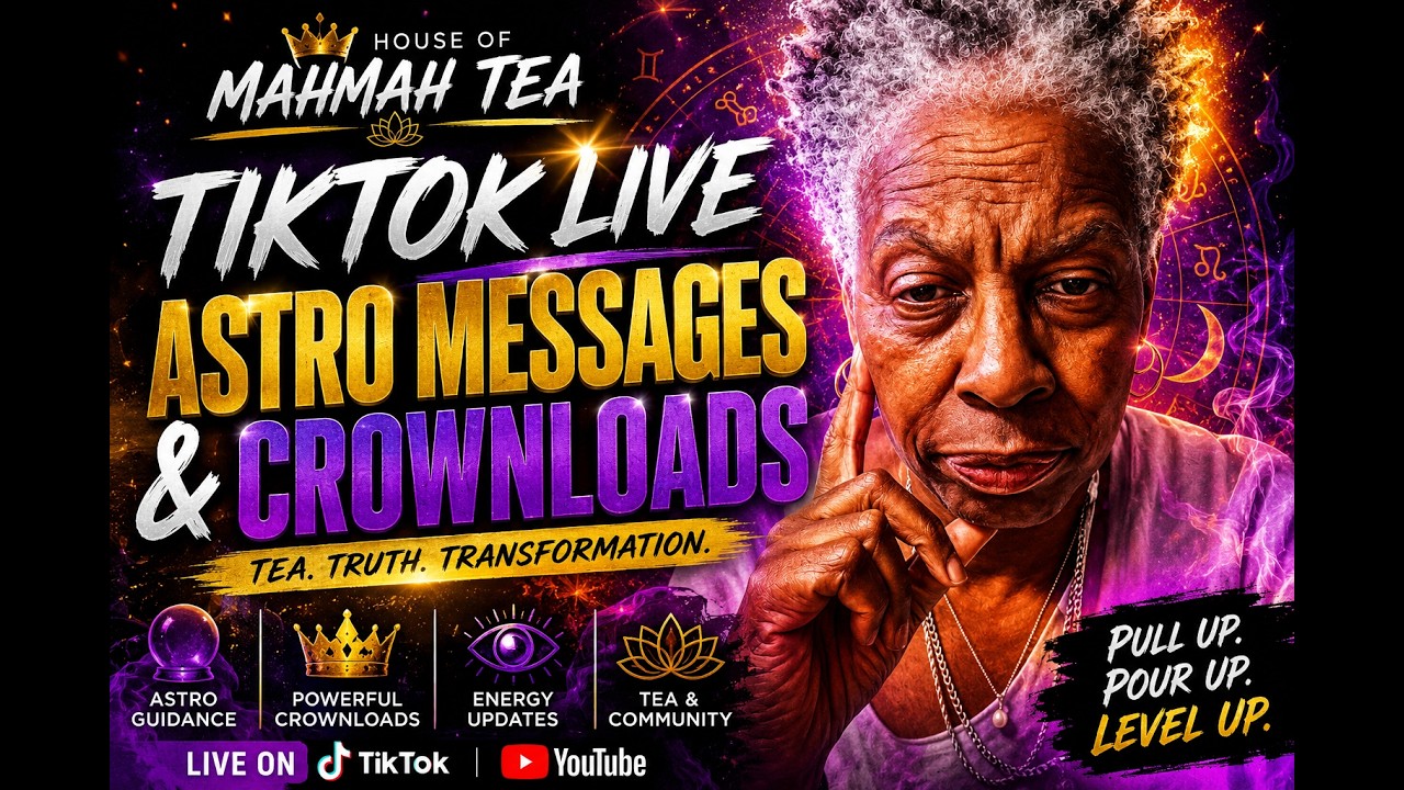 MahMah Tea TikTok Live #astrology #spirituality #foryou