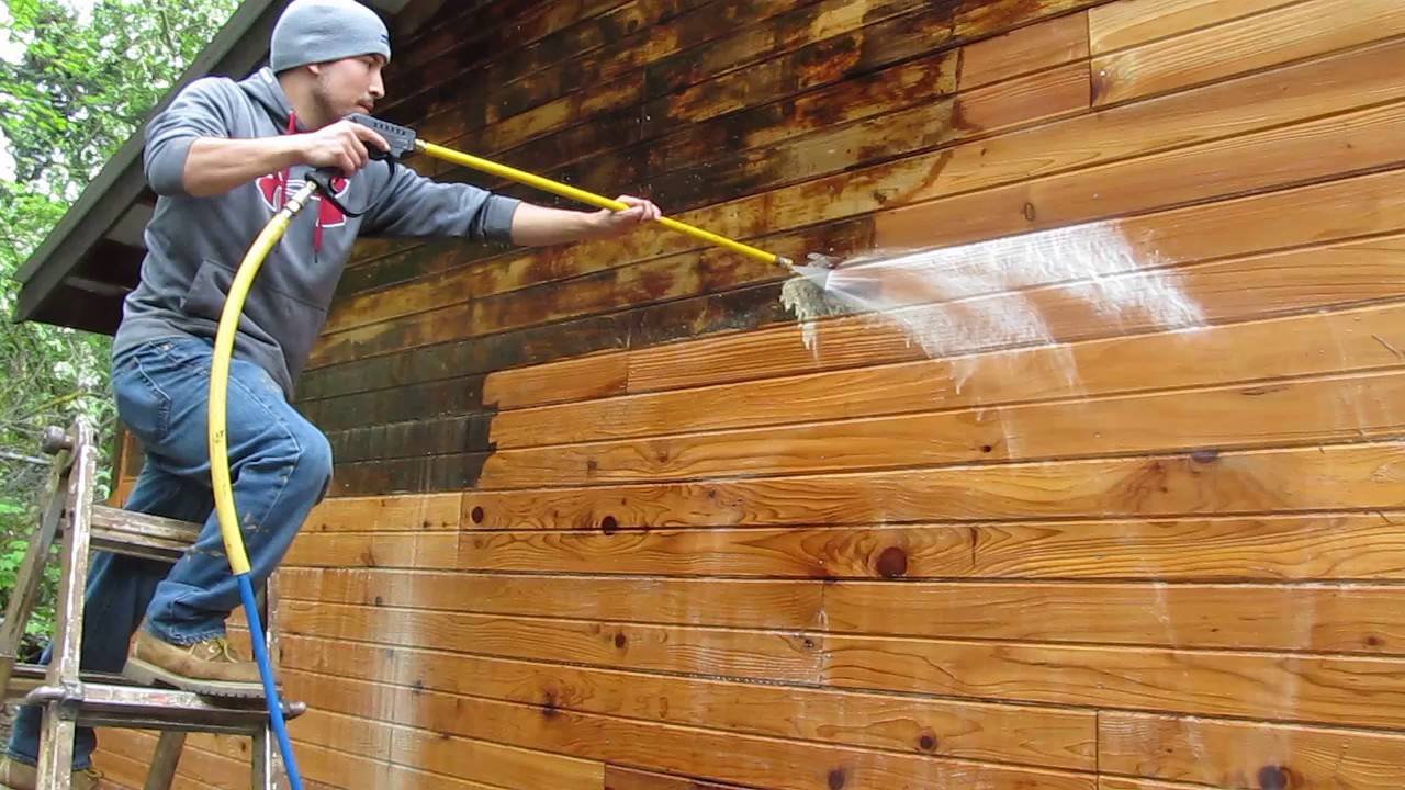Removing Old Stains and Finishes with S-100 Finish Remover from Perma-Chink Systems