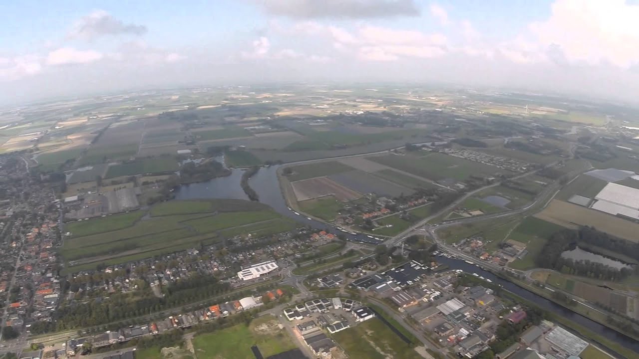 Langedijk vanuit de lucht - Noord-Scharwoude