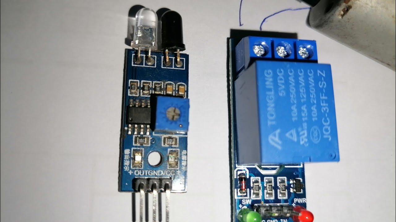 เซ็นเซอร์ตรวจจับวัตถุ ใช้กับรีเลย์  ir sensor with relay