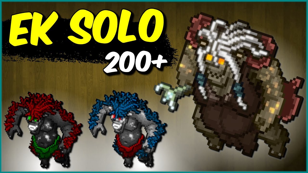 TIBIA EK SOLO - HUNT ALTERNATIVA - EK 200+ – Shaper - Portal Thais