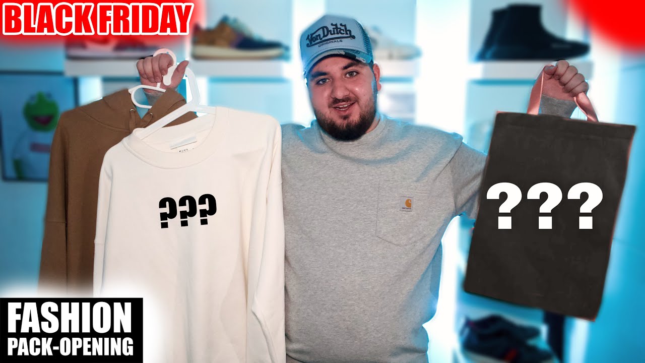 MEINE BLACK FRIDAY EINK&Auml;UFE 😱💸🔥| FASHION PACK OPENING | MAHAN