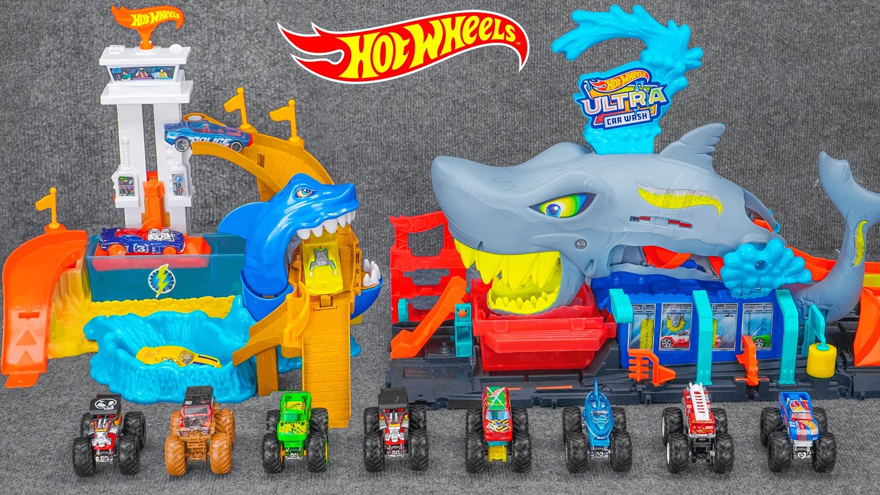 Hot Wheels Collection Unboxing Review ASMR | Hot Wheels Color Shifters Sharkport Showdown