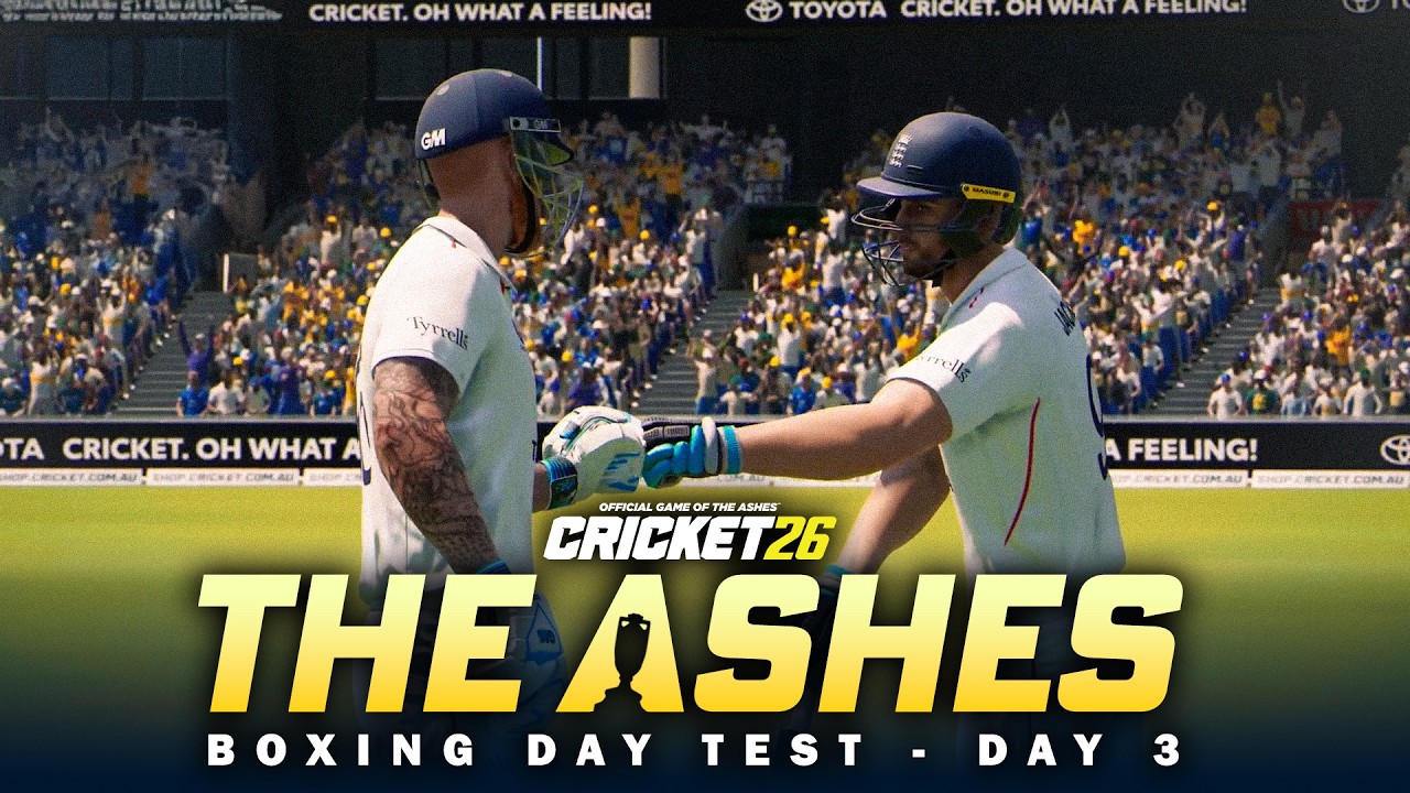 A TRICKY CHASE - The Ashes - 4th Test Day 3 | Cricket 26