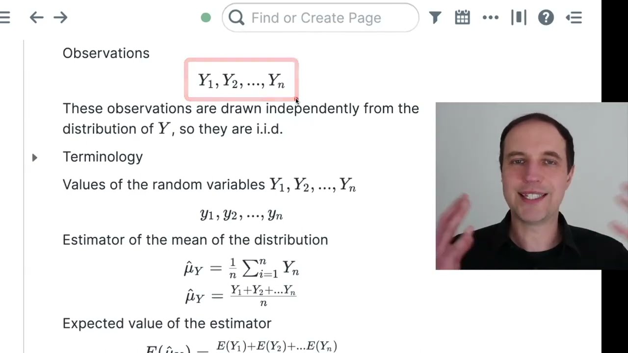 Statistics: Estimators asymptotic theory and random variable convergence 1 with Michal Fabinger