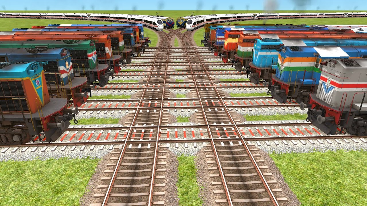 20↗️Coupling Trains Crossing🧲Railroad Always Today Morning Passenger Express Diesel Engine ⛽️/#train