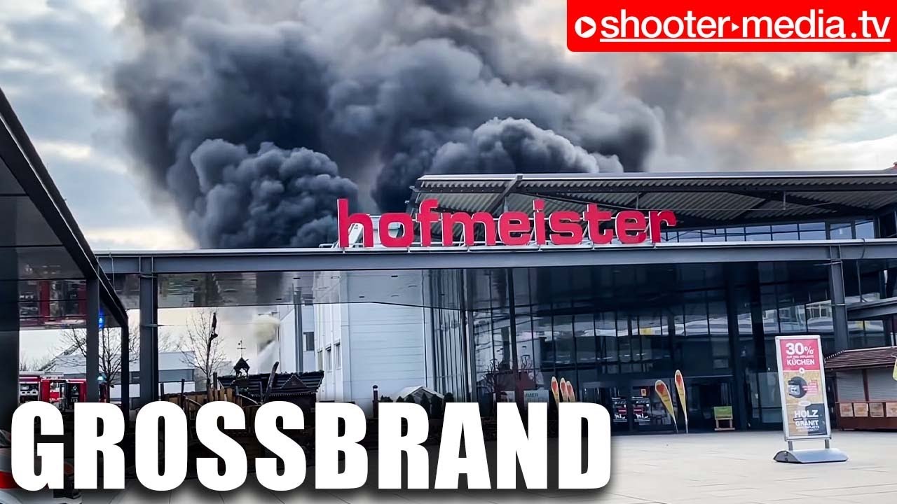 🔥  GROSSBRAND MÖBEL HOFMEISTER  🔥 [Vorschauvideo]  🚒  Großeinsatz in Bietigheim-Bissingen