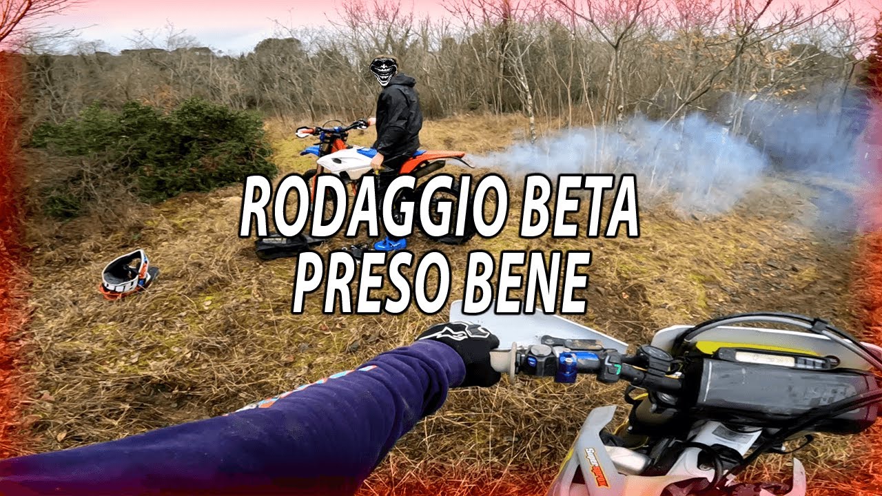 ENDURATA BAGNATA + Rodaggio beta race 125 + Husqy te 300