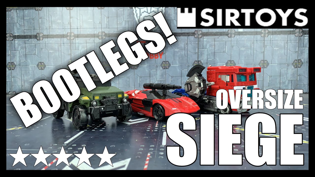 Sirtoys Oversize Transformers War For Cybertron: Siege BPF Optimus, Sideswipe and Hound